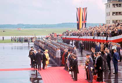 Посещение Елизаветой Второй ФРГ в 1965 году