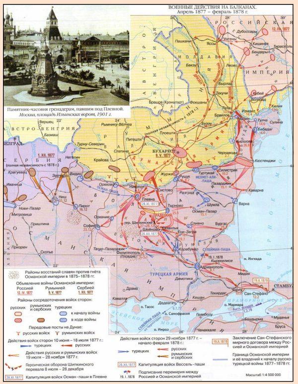 Русско-турецкая война 1877 - 1878: причины, повод, ход событий, итоги